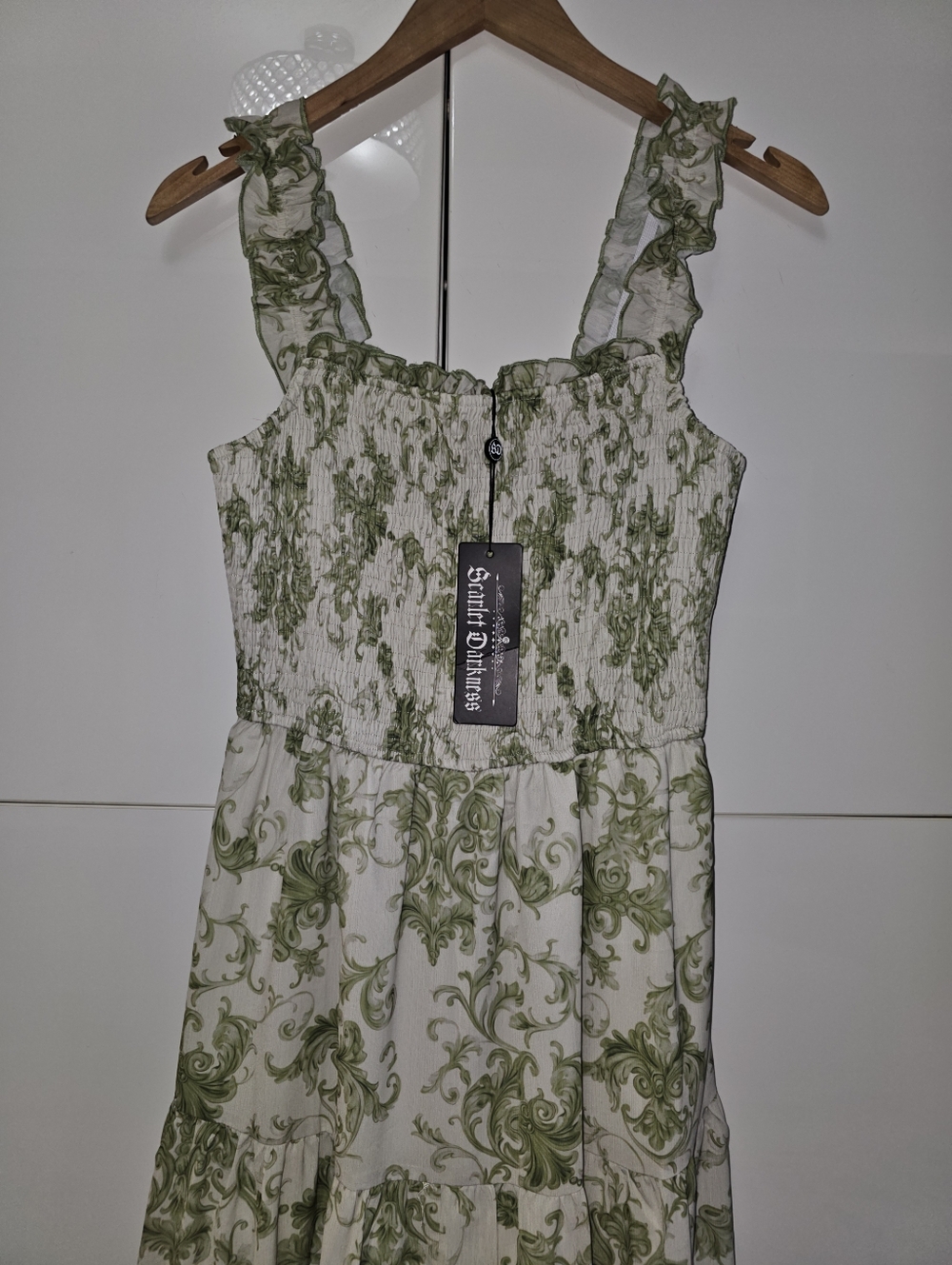 New Scarlet Darkness Spring Love Story Sundress with Pockets - Picture 11 of 16